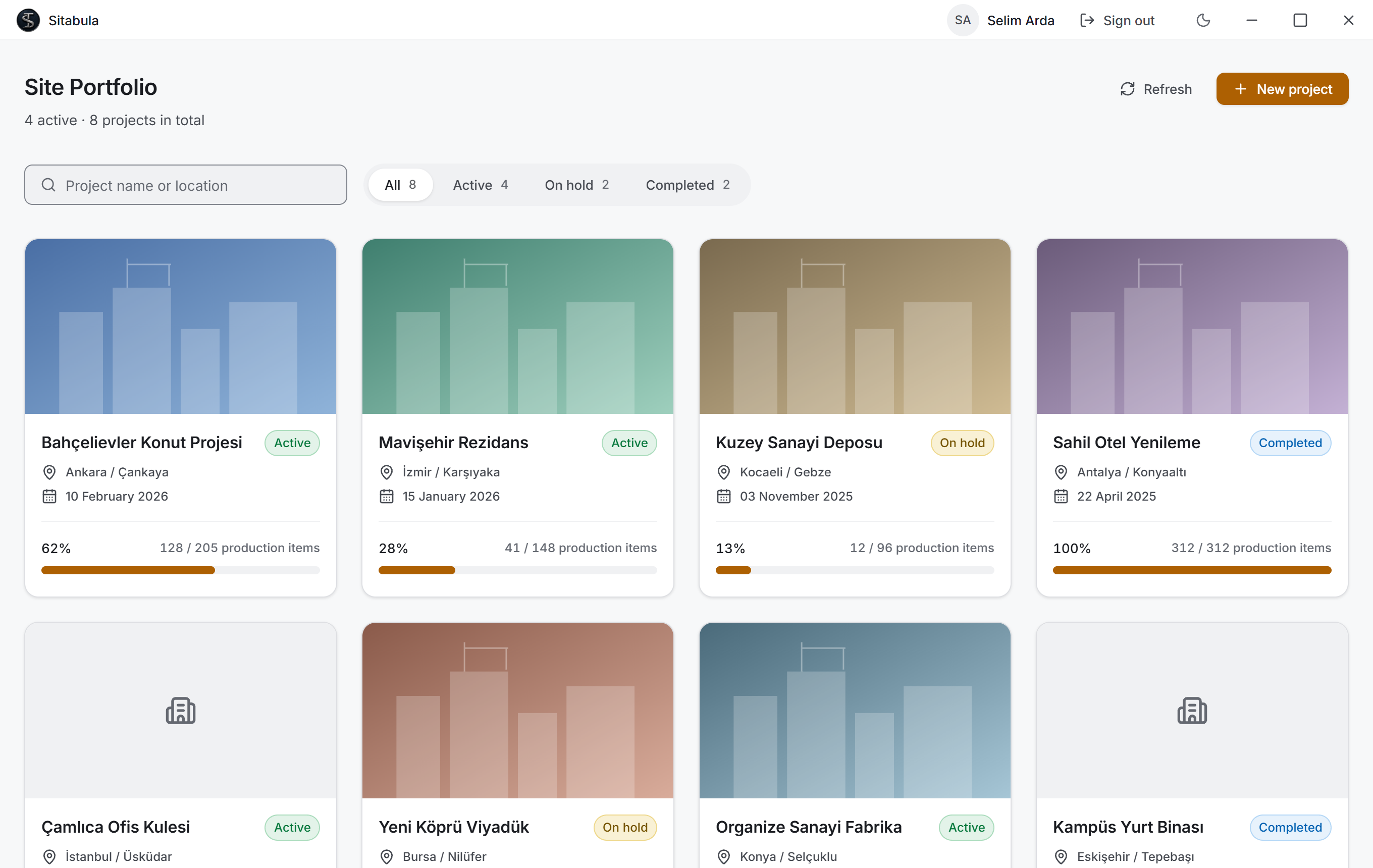 Site Portfolio