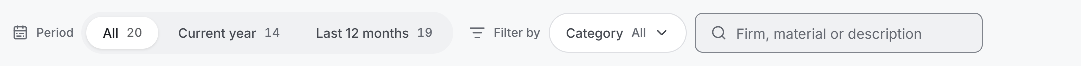 Control bar