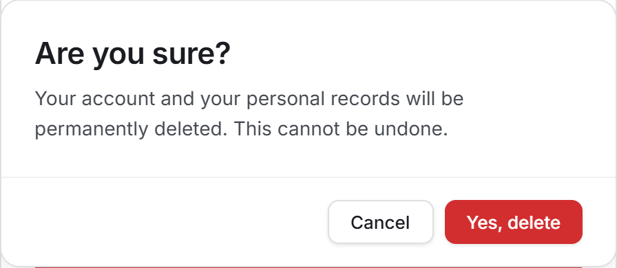 The second confirmation