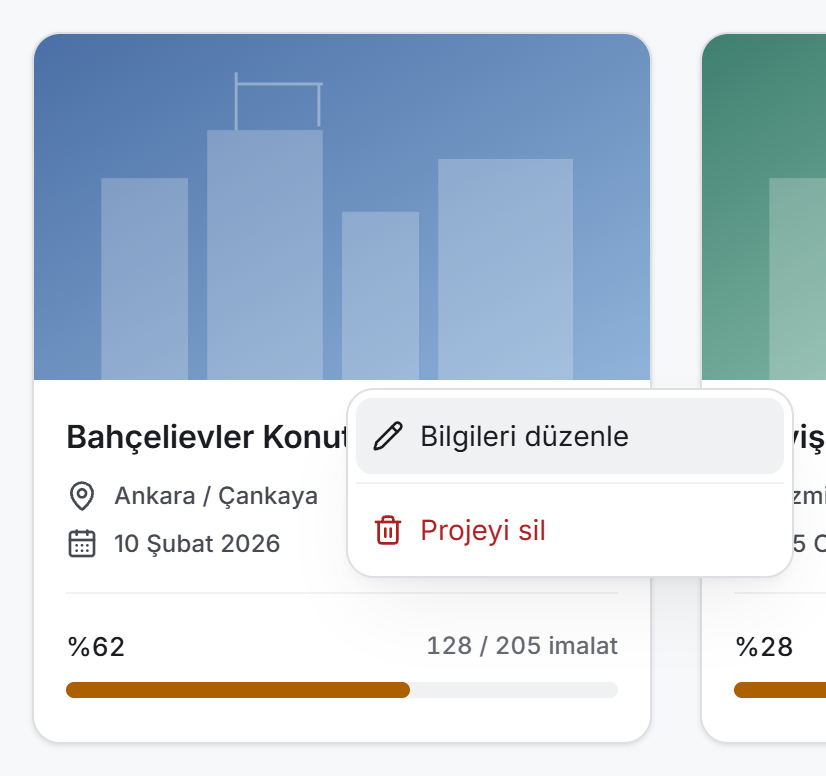 Sağ tık menüsü