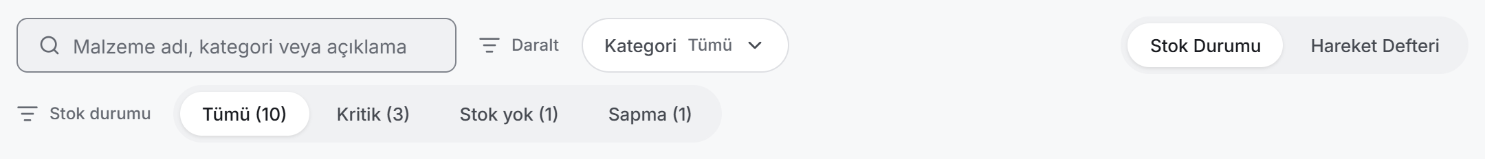 Filtre çubuğu